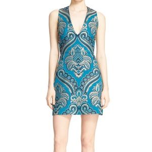 Alice + Olivia Size 2 Natalee Turquoise Dress